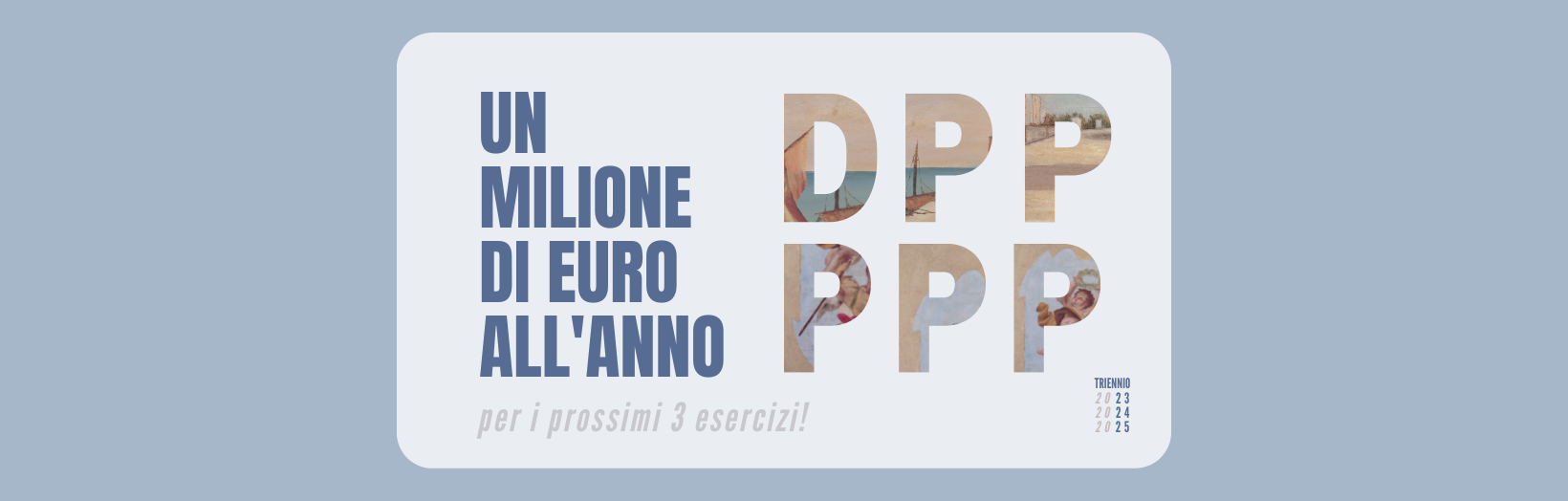 Al momento stai visualizzando 3 MILIONI DI EURO PER IL TRIENNIO 2023-2025