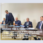 LE FONDAZIONI CASSA DI RISPARMIO DI PESARO E DI FANO DONANO DUE NUOVE TECNOLOGIE D’AVANGUARDIA PER GLI OSPEDALI “SAN SALVATORE” E “SANTA CROCE”